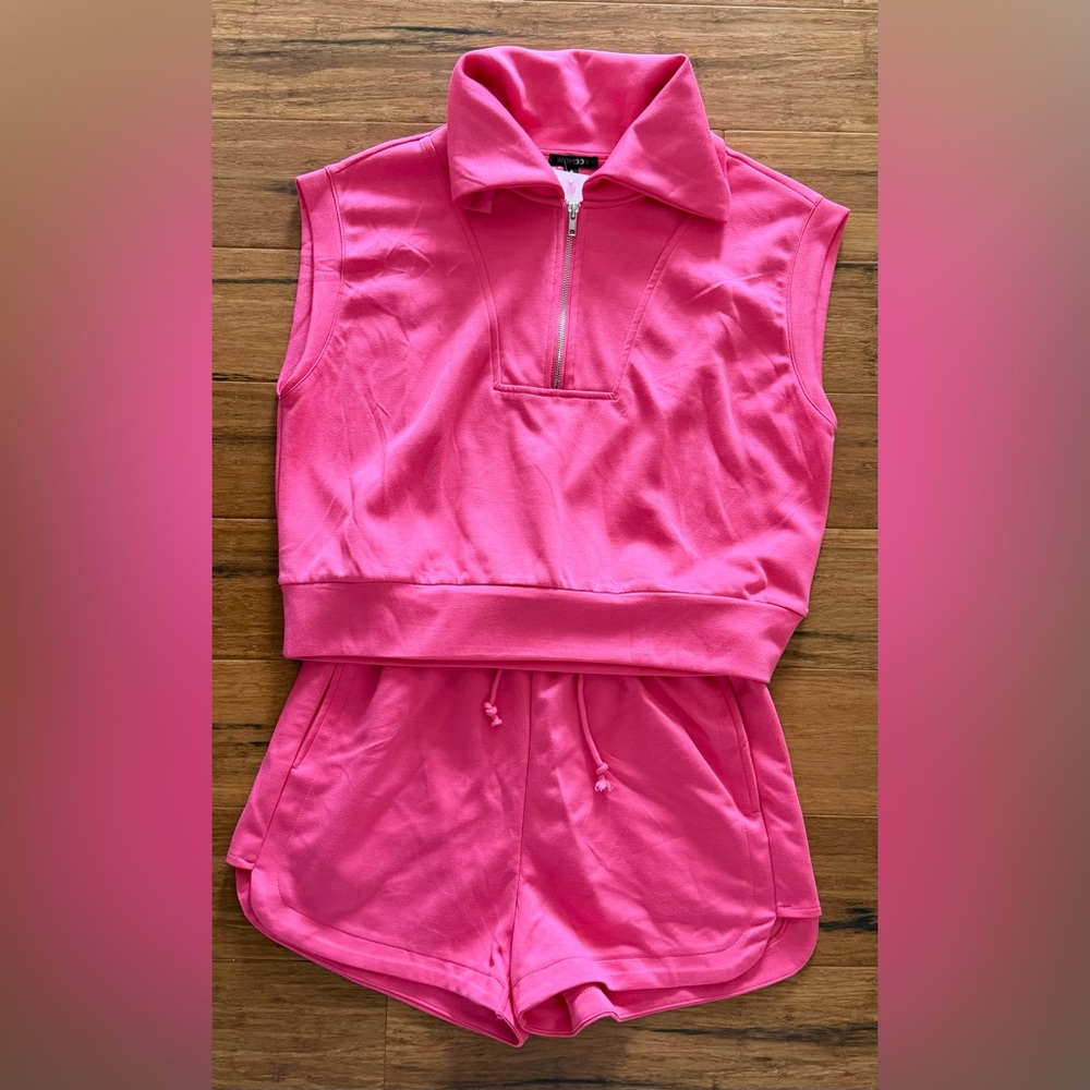 Papermoon Pink Sleeveless two piece set